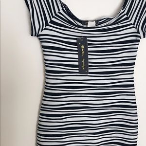 *NEW WITH TAGS *STRIPED DRESS